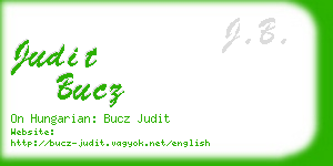 judit bucz business card